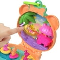 thumbnail image 4 of Polly Pocket Plushie Bear Compact, Doll & Keychain Playset with Pets, Fruit Themed Accessories, 4 of 6