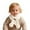 White, variant on Winter Kids Scarves with Cute Cartoon Designs Neck Warm Scarves for Babies and Toddlers Soft Neckwear for Cold Weather Outdoor Activities and Daily Use,Color:White