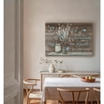 thumbnail image 4 of Every Day Is A New Beginning Canvas Wall Art, Rustic Farmhouse Decor, Blue Butterfly Floral Artwork For Bedroom, Bathroom, Living Room, Ready To Hang 24*36inch(60*90cm), 4 of 6