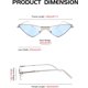 thumbnail image 3 of Gafas de sol FEISEDY PUNK Party Cat Eye para mujer, colores caramelo, 3 of 4