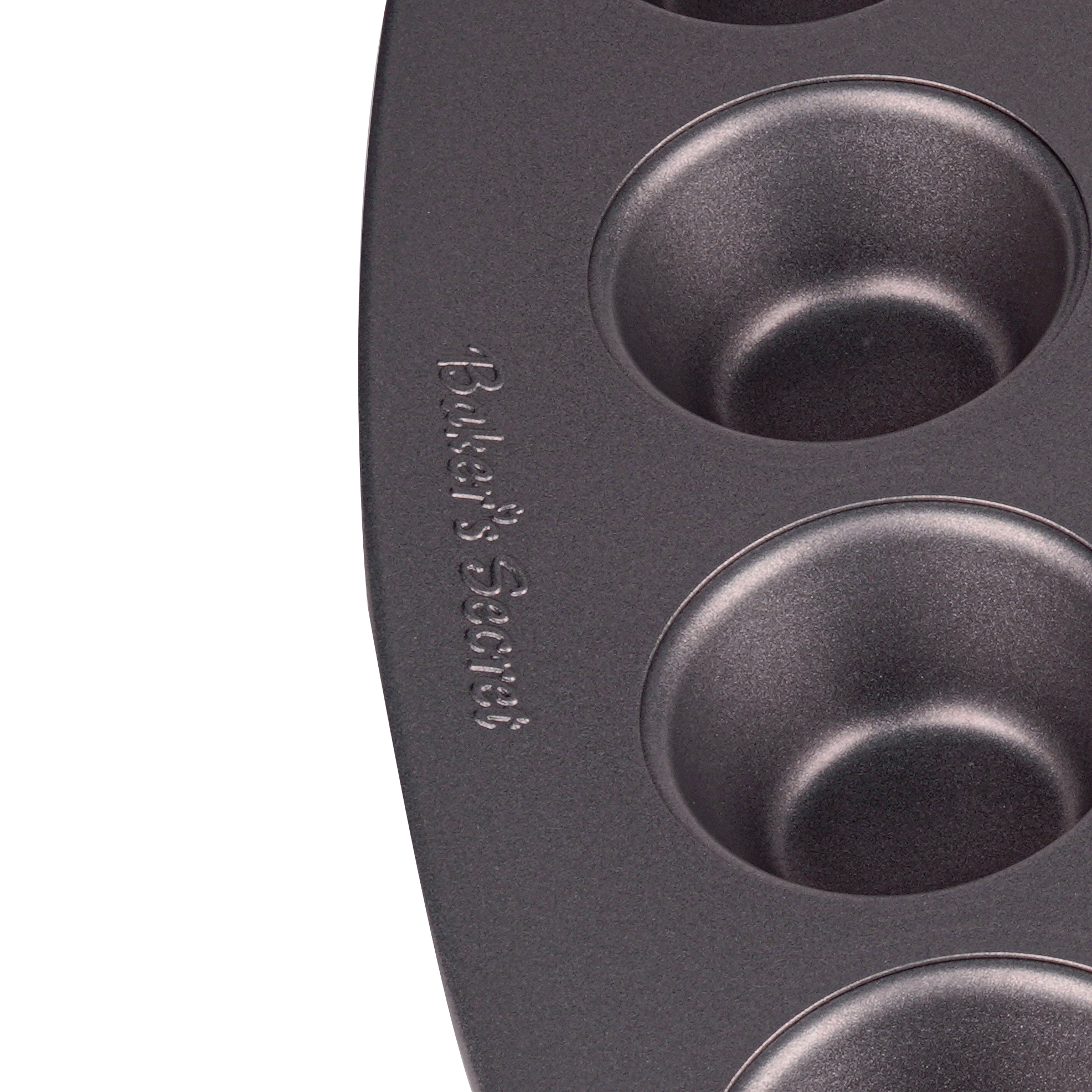 Baker's Secret 24-Cup Mini Muffin Pan, Gray photo 3