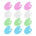 thumbnail image 1 of SEWACC 12Set Multi-functional Painting Colour Mixing Tray Plastic Blue for Creative Occasions, 1 of 7
