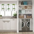 thumbnail image 5 of LALILO Kitchen Curtains and Valances Set of 3 36" Coconut Window Treatment Tiers for Window Decor, 5 of 5