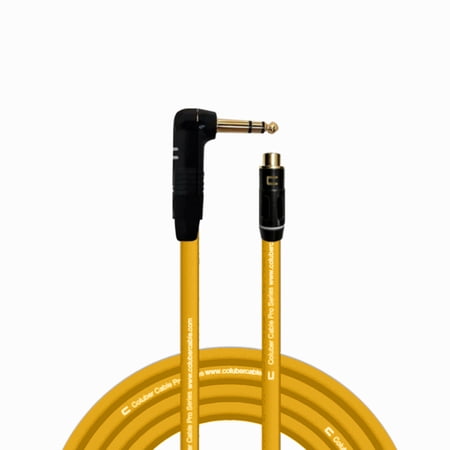Coluber Cable Balanced Right Angle 1/4" TRS - RCA Female Pro 3-Pin Connector