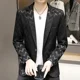 thumbnail image 4 of Blazer de un solo pecho para hombre, chaqueta de traje de negocios para hombre, abrigo de vestir, ropa a rayas, elegante, de lujo, de diseñador, sencillo, 4 of 4