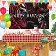thumbnail image 3 of Venom Backdrop for Birthday Party Decorations Venom Background for Baby Shower Party Cake Table Decorations Supplies Superhero Theme Banner 5x3ft, 3 of 3