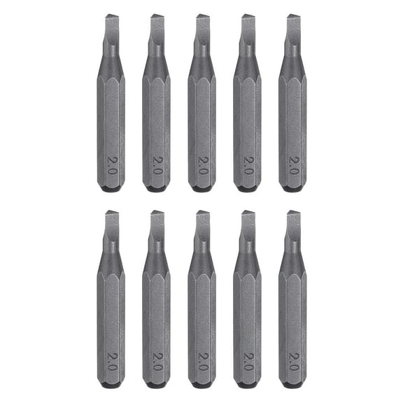 Uxcell 10pcs TRI2.0 Triangle Screwdriver Bit 5/32" Hex Magnetic Triangular Head S2 Steel