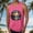 Hot Pink, variant on SGFCWSX Men's Tank Tops Printed Sleeveless Shirts Lightweight Breathable Beachwear for Vacation Casual Wear Black Size 4XL