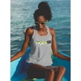 thumbnail image 2 of When In Doubt Work Out Racerback Tank Women -Image by Shutterstock, Female x-Large, 2 of 4