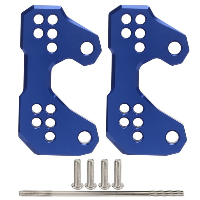 2 piezas de soporte de cambio trasero para reposapiés de pasajero Reemplazo de aleación de aluminio CNC para YZF R3 MT25 MT03 Azul
