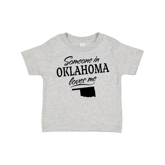 Inktastic Someone in Oklahoma Loves Me Boys or Girls Toddler T-Shirt