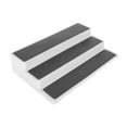 thumbnail image 4 of organizador escalonado de plástico 3 niveles blanco y gris, 4 of 7