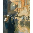 thumbnail image 3 of Edwin Lord Weeks 20x24 Black Modern Framed Museum Art Print Titled - Isfahan Bazaar, 3 of 5