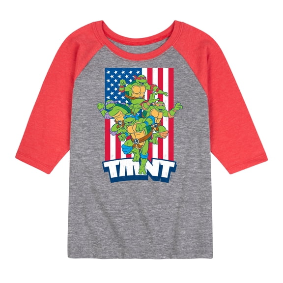 Teenage Mutant Ninja Turtles - USA Turtles - Youth Raglan Tee