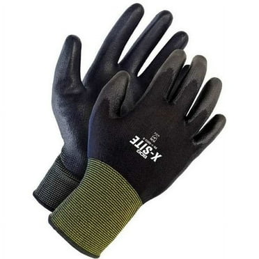 Bdg Coated Glove,Tear-Resist,Black,Knit,5 99-1-9802-5