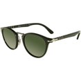thumbnail image 1 of Persol Men's PO3108S-95/31-49 Black Round Sunglasses, 1 of 3