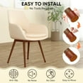 thumbnail image 6 of 16 Pack Silicone Chair Leg Floor Protectors, Stool Leg Protectors Cap, Non-Slip Chair Leg Caps for Hardwood Floors (Clear & Small, 16 Pack), 6 of 15