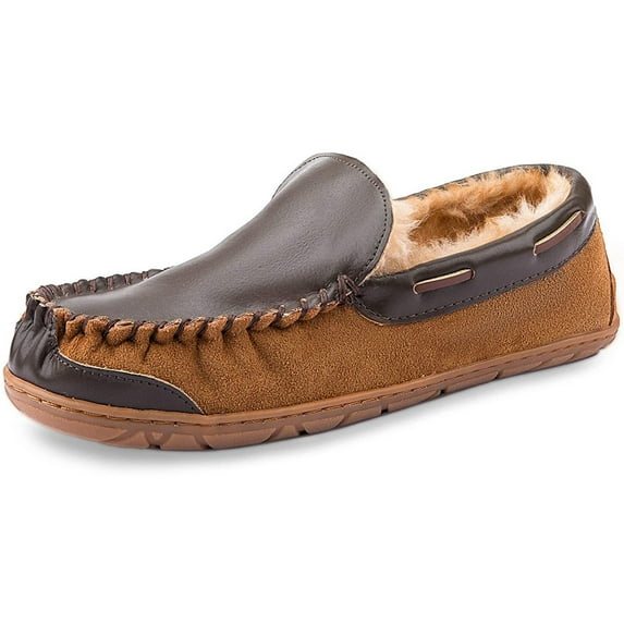 RockDove Men's Braxton Genuine Suede Moc Slipper