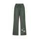 thumbnail image 4 of ICHUANYI Liquidación Moda Mujer Casual Impresión Elástica Pantalones sueltos Rectos Pantalones de pierna ancha con bolsillo ICHUANYI WER2023082203225, 4 of 5