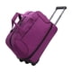 thumbnail image 4 of Bolsa de lona con ruedas, gran capacidad, portátil, para ropa Violeta, 4 of 9