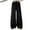 Black, variant on Drawstring Elastic Sweatpants, Girls Baggy Joggers 4-12 Years, Oversized Wide Leg Loose Fit High Waist Athletic Trousers, Solid Color Casual Active Pants
