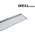 thumbnail image 6 of Wellvisors Side Window Visors Wind Deflectors Rain Guard With Black Trim for 2017 2018 2019 2020 2021 2022 2023 2024 Honda Ridgeline 3-847HD038, 6 of 9