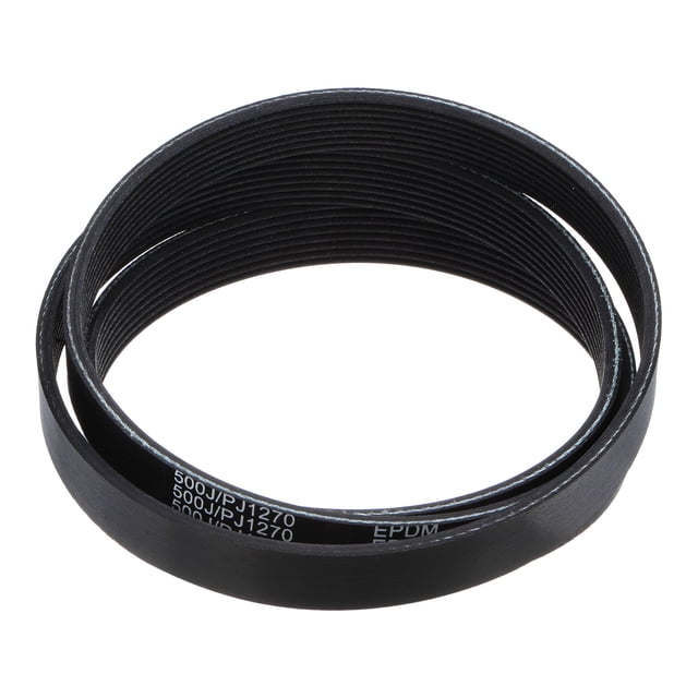 Unique Bargains 500J8 PJ V-Ribbed Belt 8 Ribs EPDM Industrial Transmission Serpentine Belt