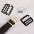 thumbnail image 5 of Uxcell 4Pack 1.5" Metal G-Hook Buckles Adjustable Flat Tri-Glide Buckles, Dark Grey, 5 of 6