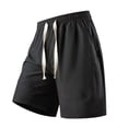 thumbnail image 6 of Jalioing Mens Quick Dry Sport Shorts Solid Color Lightweight Drawstring Elastic Waist Athletic Shorts Casual Workout Shorts, 6 of 8