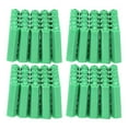 BIMZUC 100Pcs M6 Expansion Pipe Plastic Wall Plug Fixing Tube Accessory ...