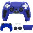 thumbnail image 1 of Cover Case For PlayStation 5 Controller, Anti-Slip Silicone Cover Skin Compatible With PS5 Dual Sense Controller With Thumb Grip Caps, Joystick Protectors And Cover Wrap Sticker, 1 of 7