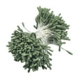 thumbnail image 1 of 1 paquete (380 - 450 piezas) 1.5 - 2 mm Perlas Cabezas dobles Flor Estambre Pistilo para tarjetas de manualidades DIY Tortas Decoración Floral para el ejercito verde Baoblaze Estambre doble cabeza estambre, 1 of 8