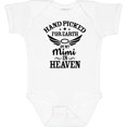 thumbnail image 3 of Inktastic Handpicked for Earth by My Mimi in Heaven with Angel Wings Boys or Girls Baby Bodysuit, 3 of 5