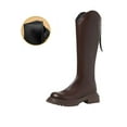 thumbnail image 6 of Round Toe nee High Boots (5, Black), 6 of 6