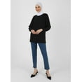 thumbnail image 2 of Black - Crew neck - Blouses - Refka, 2 of 5