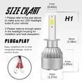 thumbnail image 3 of BMZONCC For 2013 Hyundai Elantra/Coupe Kit H1 H11 LED Headlight 881 Fog Light Combo Bulb, 3 of 14