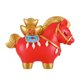 thumbnail image 1 of Estatua de caballo de estilo chino, lingote dorado, bolsa de la suerte, moneda de cobre, caqui, figura de poni de dibujos animados, adorno decorativo de Feng Shui para escritorio, 1 of 8