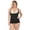 Black, variant on Women's InstantFigure WTBS004 Torsette Tank Top With Adjustable Straps (Black XL)