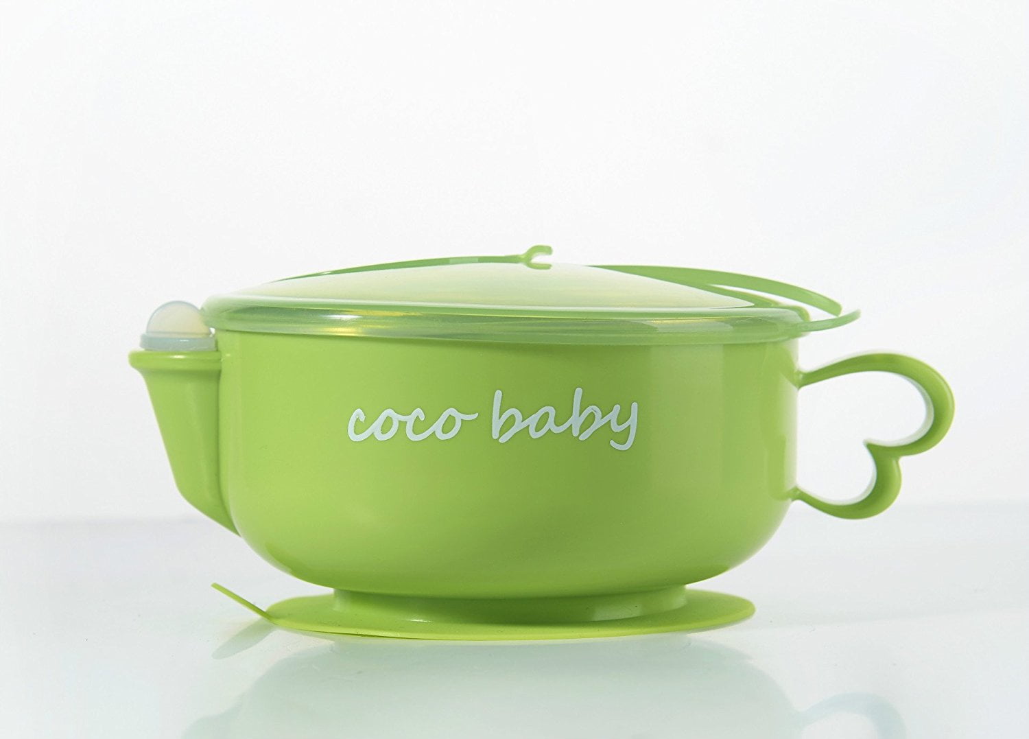 Baby Stainless Steel Suction Bowl and Spoon, 400ML Water Injection Heat