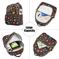 thumbnail image 5 of FORMRS Mini Backpack Purse for Women Quilted Travel Daypack Casual Shoulder Bag, Moon Pattern, 5 of 7