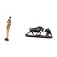 thumbnail image 5 of Estatuas de mujeres africanas exóticas, figuras de resina, esculturas de animales, decoración de escritorio, adorno artístico, artesanía suave, ideal, 5 of 8