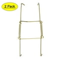 thumbnail image 1 of Soporte para platos U de 6" de Uxcell, acero inoxidable, hierro, galvanizado, paquete de 2, 1 of 5