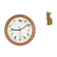 thumbnail image 1 of Reloj de pared,Reloj de pared con pájaro cantor Relojes de pared con pájaros,Relojes de pájaros con sonido Reloj decorativo que canta,Figura de escritorio,Estatua de gato,linda, 1 of 8