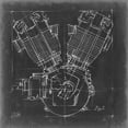 thumbnail image 2 of Harper, Ethan 12x12 White Modern Wood Framed Museum Art Print Titled - Motorcycle Engine Blueprint III, 2 of 4