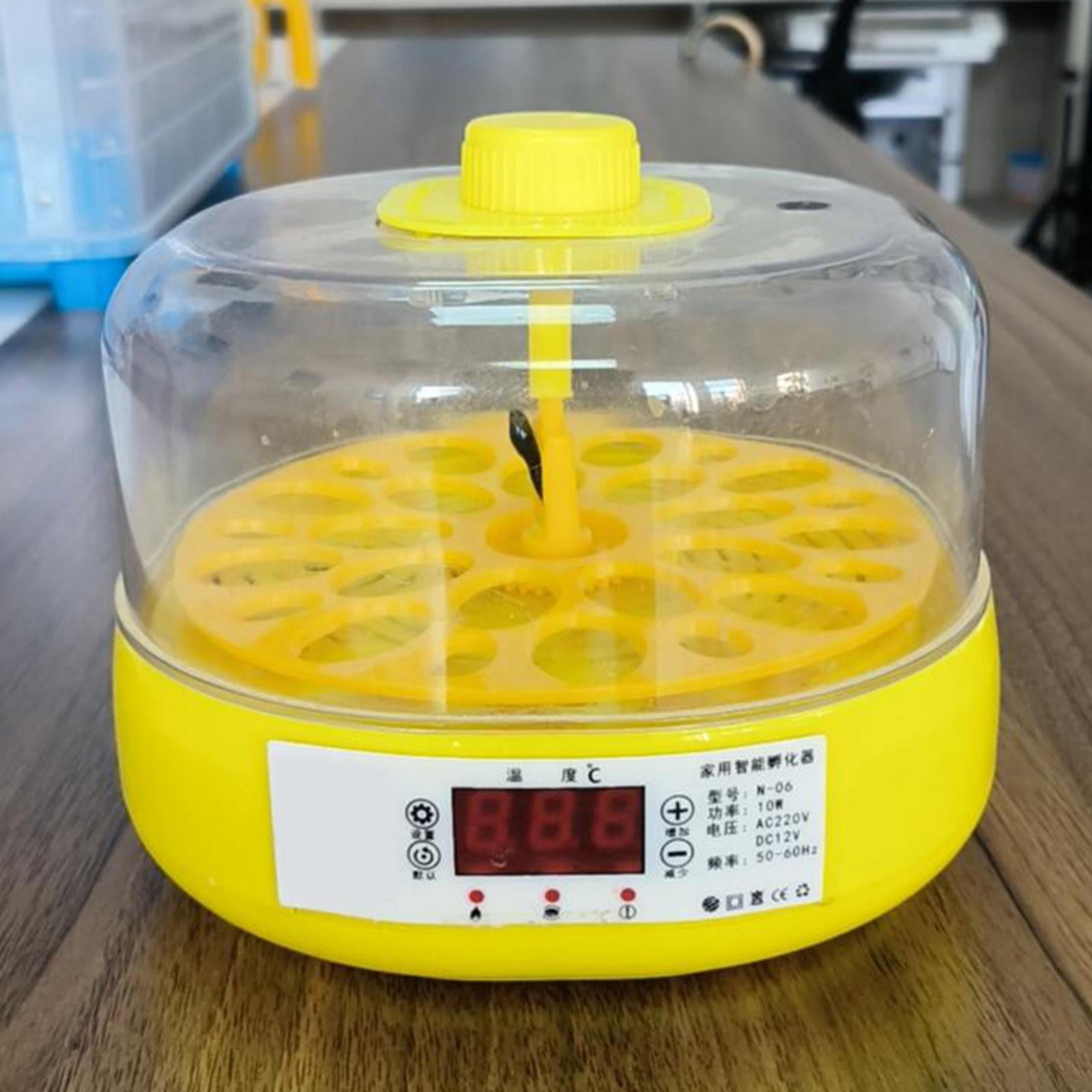 18 Eggs Intelligent Poultry Hatcher Chick Duck Incubator US Adapter for Farm Semi Automatic
