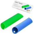 thumbnail image 1 of 2 Set Silicone Garlic Peeler Easy Roller Tube Useful Garlic Odorfree Kitchen Tool (Black,Green), 1 of 7