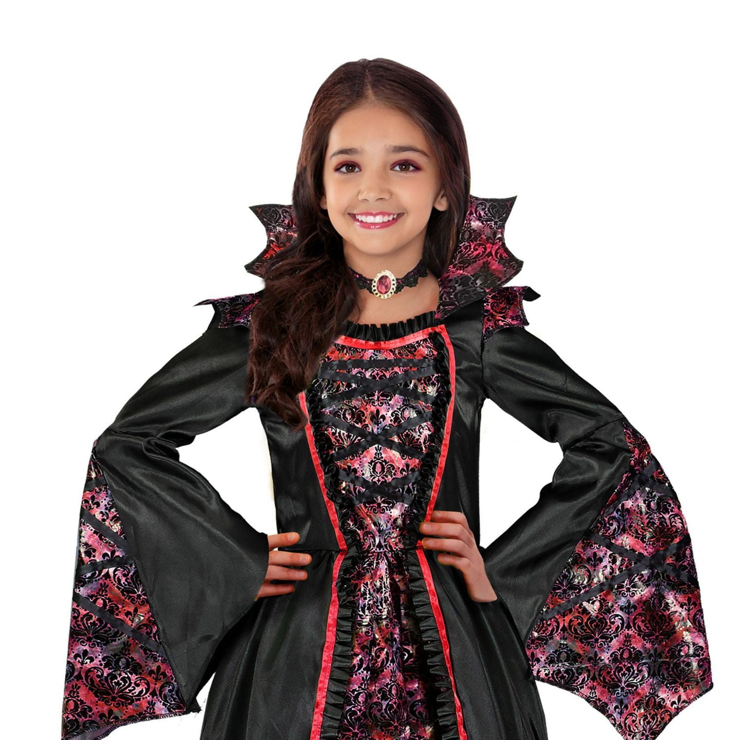 Costume de Vampiresse de minuit pour filles M