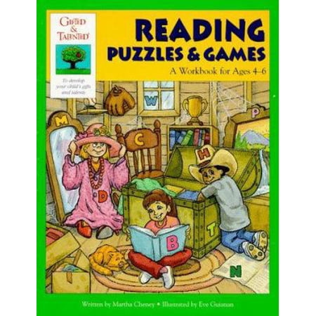 Pre-Owned Reading Puzzles & Games: A Workbook for Ages 4-6 (Gifted & Talented Series) (Paperback) 1565655028 9781565655027