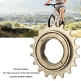thumbnail image 4 of Roue Libre de Vélo à une Vitesse, Pignons de Roue Libre en Acier au Carbone Filetés Universels pour Remplacement, 4 of 7