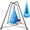 Blue, variant on G TALECO GEAR Sensory Swing Chair with Stand, X-Shaped Swing Frame with Set for Adults Indoor Outdoor, 330LBS Weight Capacity, Blue